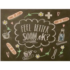 LEANIN TREE GREETING CARD Feel Better Soon